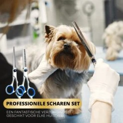 BeautyFit - 16-delig Hondentondeuse Set - Professionele Honden Trimset - Dieren Tondeuse Voor Dikke Vacht - Meest Complete Set - Inclusief 4 Opzetkammen - Hondenschaar - Mist Verstuiver - Handschoen Borstel - Nagelknipper -Huisdierbenodigdheden Korting 1200x1200 385