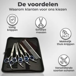VoordeelShop 7-Delige Huisdier Knipset Met Etui - Trimmen Hond - Honden Schaar - Effileerschaar Hond - Huisdier Trimmer - Huisdier Knippen - Knipschaar Haar - Haar Schaar - Kapper - Kapperset - Scharenset -Huisdierbenodigdheden Korting 1200x1200 391