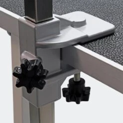 Honden Trimtafel Met Enkele Aanlijnoptie, 760 Mm Hoog, Inklapbaar; Kniptafel - Wastafel Met Lus Zwart / Grijs - Verzorgingstafel Voor Huisdieren - Multistrobe -Huisdierbenodigdheden Korting 1200x1200 468