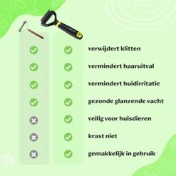 Mister Mill Professionele 2-Zijdige Ondervacht Kam Voor Hond En Kat – Honden/Kattenborstel – Klittenkam – 9,5 Cm. 20 Mister Mill Professionele 2-Zijdige Ondervacht Kam Voor Hond En Kat – Honden/Kattenborstel – Klittenkam – 9,5 Cm. -Huisdierbenodigdheden Korting 1200x1200 477