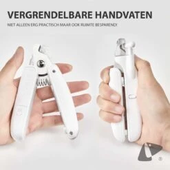 PETKIT® Professionele Dieren Nagelknipper - Nagelknipper Hond - Met LED - Met Vijl - Nageltang -Huisdierbenodigdheden Korting 1200x1200 534