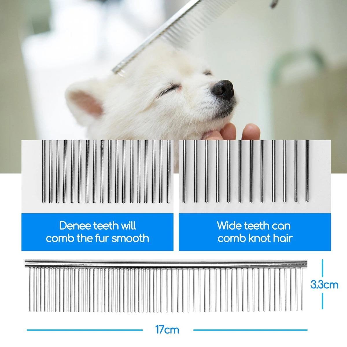 Nobleza Vachtscharen En Kam Set - Scharen Set - Vachtverzorging Set - Scharen Set Voor Honden En Katten 6 Nobleza Vachtscharen En Kam Set - Scharen Set - Vachtverzorging Set - Scharen Set Voor Honden En Katten - Image 4