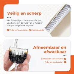 PetGoods Hondentondeuse - 10 Delige Set - Katten & Honden - Draadloos - Low Noise - Incl. Schaar, Nagelknipper, Vijl & Kam -Huisdierbenodigdheden Korting 1200x1200 600