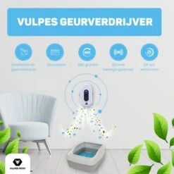 Vulpes Pets® Kattenbak Geurverdrijver PRO - Ozon En Negatieve Ionen Functie - Infraroodsensor - Oplaadbaar - Geurverwijderaar - Air Eliminator - Wit -Huisdierbenodigdheden Korting 1200x1200 610