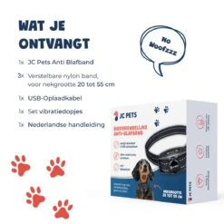 Anti Blafband - Blafband Voor Honden - Oplaadbaar - Anti Blaf Apparaat - Blafband - Diervriendelijk -Huisdierbenodigdheden Korting 1200x1200 626