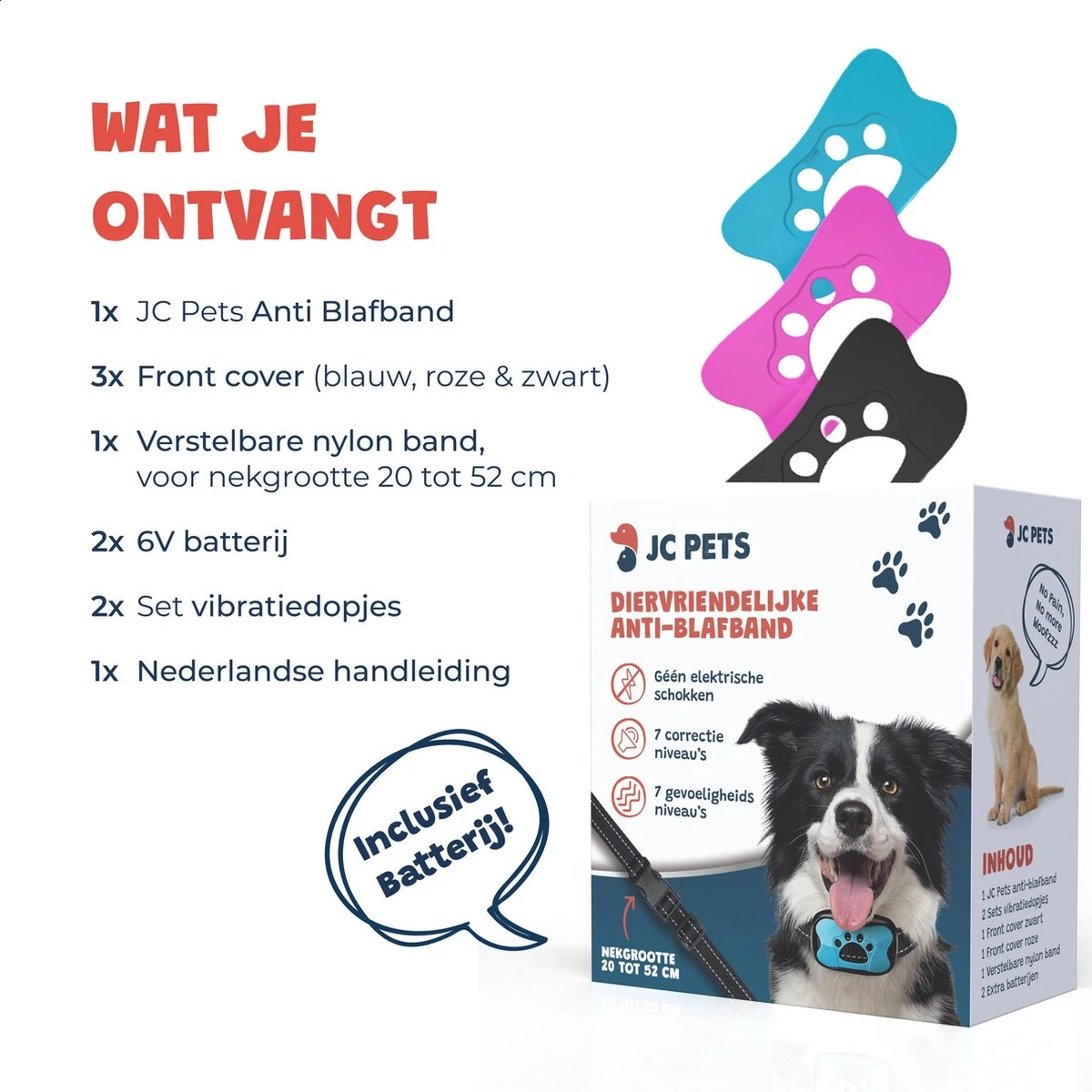 Anti Blafband - Blafband Voor Honden - Anti Blaf Apparaat - Blafband - Diervriendelijk & Zonder Schok 5 Anti Blafband - Blafband Voor Honden - Anti Blaf Apparaat - Blafband - Diervriendelijk & Zonder Schok - Image 3