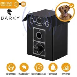 Merkloos Barky® Anti Blaf Apparaat Honden Ultrasoon Hondentrainer Incl Batterij - Anti Blafband Alternatief Veilig & Diervriendelijk - Dog Anti Bark Control