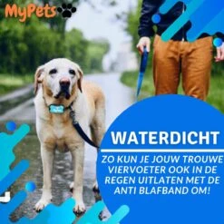 MyPets™ Anti-blafband - Anti Blaf Apparaat - Voor Kleine Honden En Grote Honden - Diervriendelijk - Opvoedingshalsband - Trainingshalsband - 2022/2023 Versie - Inclusief Batterijen -Huisdierbenodigdheden Korting 1200x1200 761