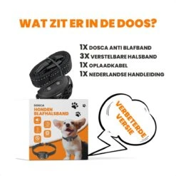 DOSCA® Anti Blafband - Anti Blaf Apparaat - Blafband Voor Honden - Zonder Schok En Diervriendelijk -Huisdierbenodigdheden Korting 1200x1200 775