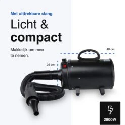 Vivid Green Waterblazer Met 3 Opzetstukken - Hondenfohn - Voor Honden - Met Geluiddemper - 2800W -Huisdierbenodigdheden Korting 1200x1200 8