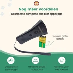 Dierboel Professionele Anti Blaf Apparaat 2022 - Diervriendelijke Ultrasoon Anti Blaf Apparaat - Voor Het Trainen Van Kleine & Grote Honden - Zonder Schok -Huisdierbenodigdheden Korting 1200x1200 818