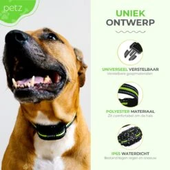 Petz - Anti Blafband - Anti Blafband Voor Kleine En Grote Honden - 5-55 KG - Vibratie En Audio - Diervriendelijk - GEEN Schokken - Opvoedingshalsband Zonder Schok En Diervriendelijk - Waterdicht - Oplaadbaar -Huisdierbenodigdheden Korting 1200x1200 823