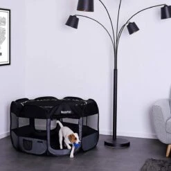 Meisterpet - XXL Opvouwbare Puppyren - 130 X 130 X 60 Cm - Met Gratis Dieren Verzorging Set T.w.v. €19.99 -Huisdierbenodigdheden Korting 1200x1200 855