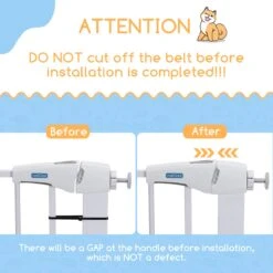 Nobleza 47B4V - Hondenhek - Metaal - H76 X L75-82 Cm - Wit -Huisdierbenodigdheden Korting 1200x1200 892