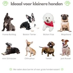 Paws & Claws - Hondenhek Deurhekje - Dog Barrier - 154,5 X 61 Cm - Opvouwbaar - Zwart -Huisdierbenodigdheden Korting 1200x1200 907