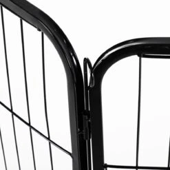 Merkloos Hondenren - Puppyren - Hondenkennel - 8 Kennelpanelen - Staal - 80 Cm Hoog - 640 Cm Omtrek - Uitbreidbaar -Huisdierbenodigdheden Korting 1200x1200 918