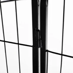 Merkloos Hondenren - Puppyren - Hondenkennel - 8 Kennelpanelen - Staal - 80 Cm Hoog - 640 Cm Omtrek - Uitbreidbaar -Huisdierbenodigdheden Korting 1200x1200 919