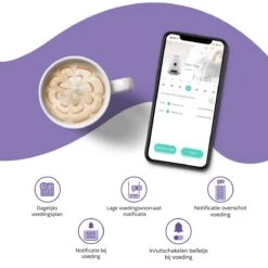 Pettadore Nutri View - Voerautomaat Kat/Hond - Smart Met Camera En App - Wit - 3.7 L -Huisdierbenodigdheden Korting 1200x1200 981