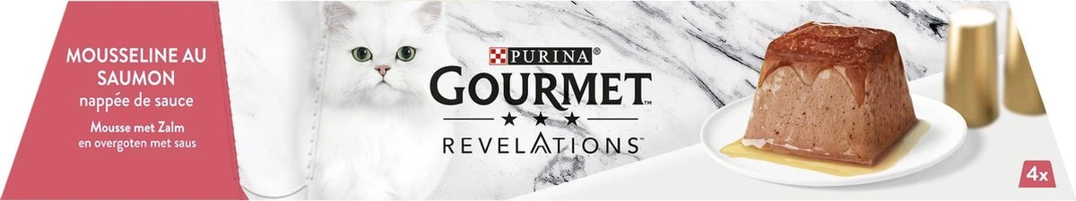 Gourmet Revelations Mousse - Kattenvoer Natvoer - Zalm - 24 X 57 G 10 Gourmet Revelations Mousse - Kattenvoer Natvoer - Zalm - 24 X 57 G - Image 8