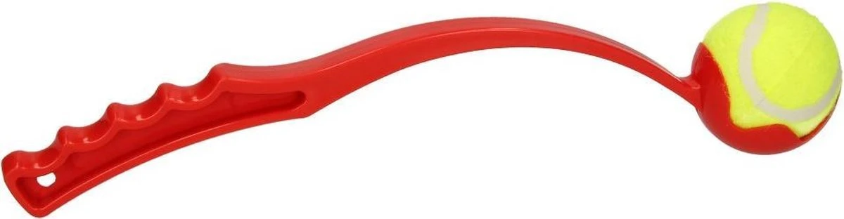 Benson Rode Honden Ballenwerper Met Ergonomische Handgreep – Inclusief Tennisbal – 38cm – Rood | Balwerper Voor Hond | Bal Werpen | Apporteer Speelgoed | Hondenspeelgoed 12 Benson Rode Honden Ballenwerper Met Ergonomische Handgreep – Inclusief Tennisbal – 38cm – Rood | Balwerper Voor Hond | Bal Werpen | Apporteer Speelgoed | Hondenspeelgoed - Image 10