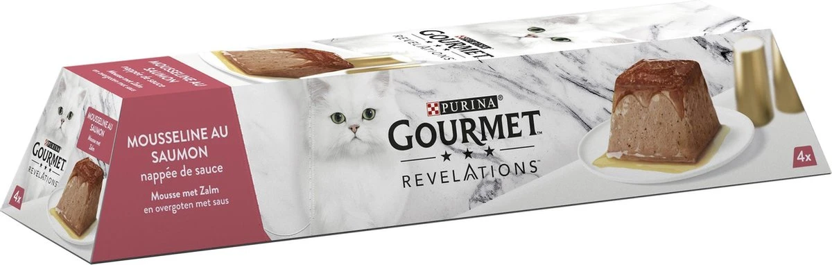 Gourmet Revelations Mousse - Kattenvoer Natvoer - Zalm - 24 X 57 G 4 Gourmet Revelations Mousse - Kattenvoer Natvoer - Zalm - 24 X 57 G - Image 2