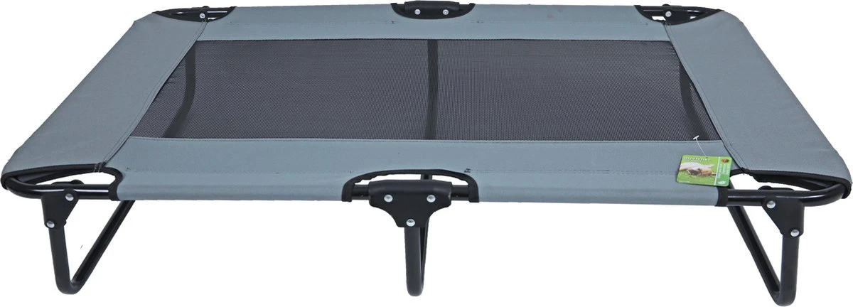Hondenbed - Honden Stretcher - Opvouwbaar Hondenbed - Kleur: Grijs - Afmetingen: 106x60x21,5 Cm 7 Hondenbed - Honden Stretcher - Opvouwbaar Hondenbed - Kleur: Grijs - Afmetingen: 106x60x21,5 Cm - Image 5