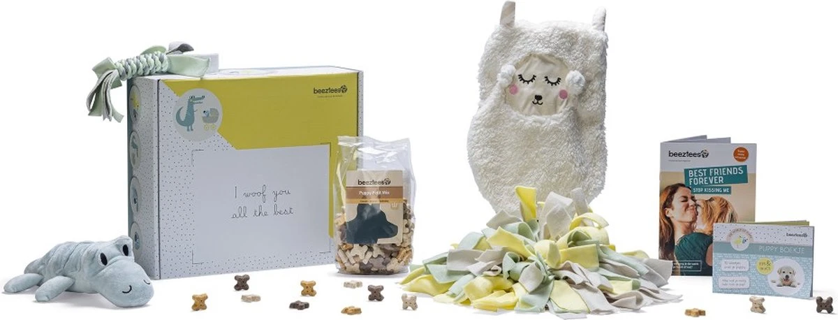Merkloos Beeztees Puppy Cadeaupakket - Puppy Pakket - Leuke Box Met Puppy Speelgoed En Snacks 4 Merkloos Beeztees Puppy Cadeaupakket - Puppy Pakket - Leuke Box Met Puppy Speelgoed En Snacks - Image 2
