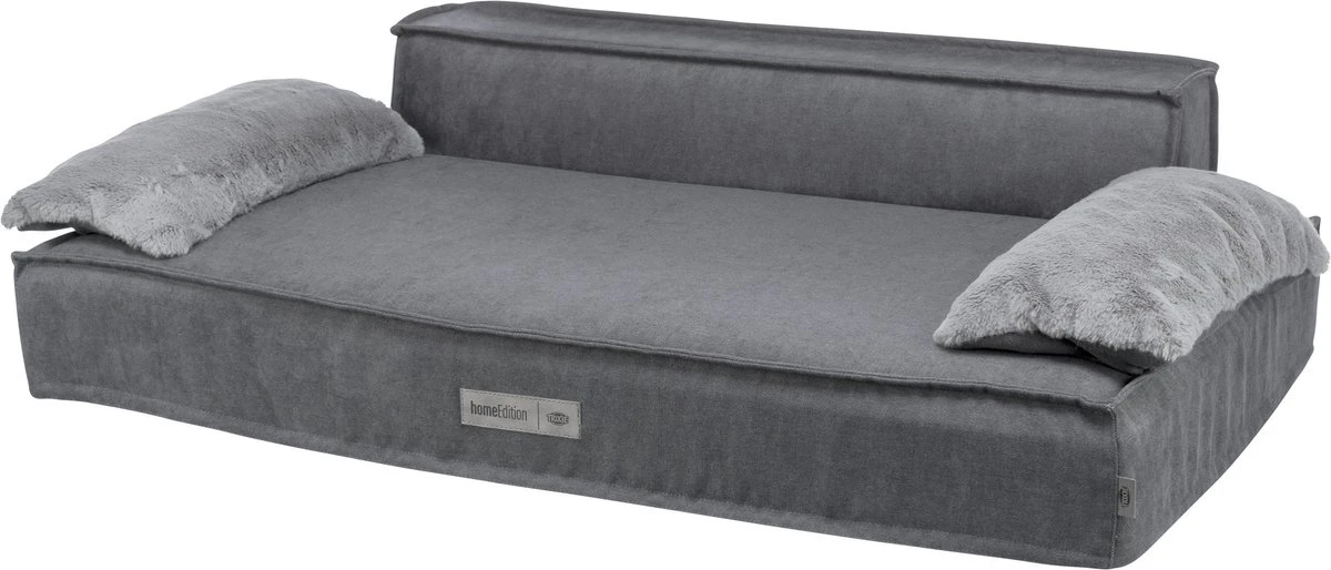 Trixie Hondenmand Sofa Liano Rechthoek Grijs - 100X60 CM 4 Trixie Hondenmand Sofa Liano Rechthoek Grijs - 100X60 CM - Image 2