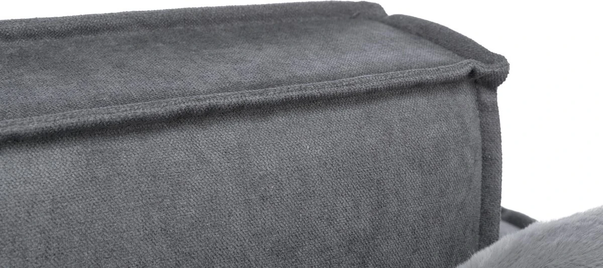 Trixie Hondenmand Sofa Liano Rechthoek Grijs - 100X60 CM 5 Trixie Hondenmand Sofa Liano Rechthoek Grijs - 100X60 CM - Image 3