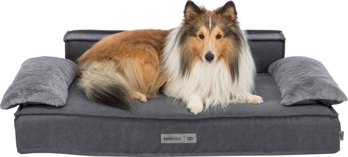 Trixie Hondenmand Sofa Liano Rechthoek Grijs - 100X60 CM 7 Trixie Hondenmand Sofa Liano Rechthoek Grijs - 100X60 CM - Image 5