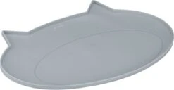 Navaris Siliconen Voederbakmat Voor Katten - Waterdichte Anti-slip Mat Voor Voerbak En Waterbak - 50x32 Cm - In Grijs Kattendesign -Huisdierbenodigdheden Korting 1200x620 5