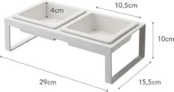 Yamazaki Tower Dierenvoerbakjes - Wit 15 Yamazaki Tower Dierenvoerbakjes - Wit -Huisdierbenodigdheden Korting 1200x636 3