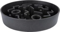 District 70 BAMBOO Slowfeeder - Stijlvolle Anti-schrok Voerbak Voor Honden - Kleur: Donkergrijs, Maat: Large Ø28 Cm (2500 ML) -Huisdierbenodigdheden Korting 1200x646