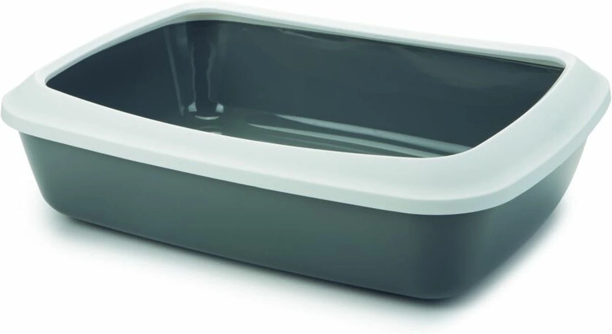 Savic Iriz - Kattenbak - Grijs - 50 X 37 X 14 Cm 3 Savic Iriz - Kattenbak - Grijs - 50 X 37 X 14 Cm