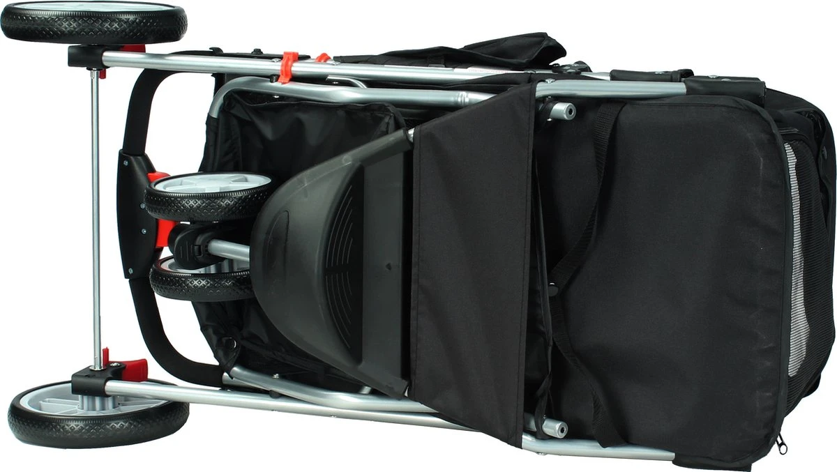 Cabino Inklapbare Hondenbuggy Lars - Zwart 7 Cabino Inklapbare Hondenbuggy Lars - Zwart - Image 5