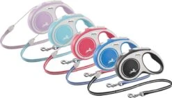 Hondenriem - Looplijn - FLEXI Rollijn NEW COMFORT Koord - M - Rose - 8 Meter -Huisdierbenodigdheden Korting 1200x685