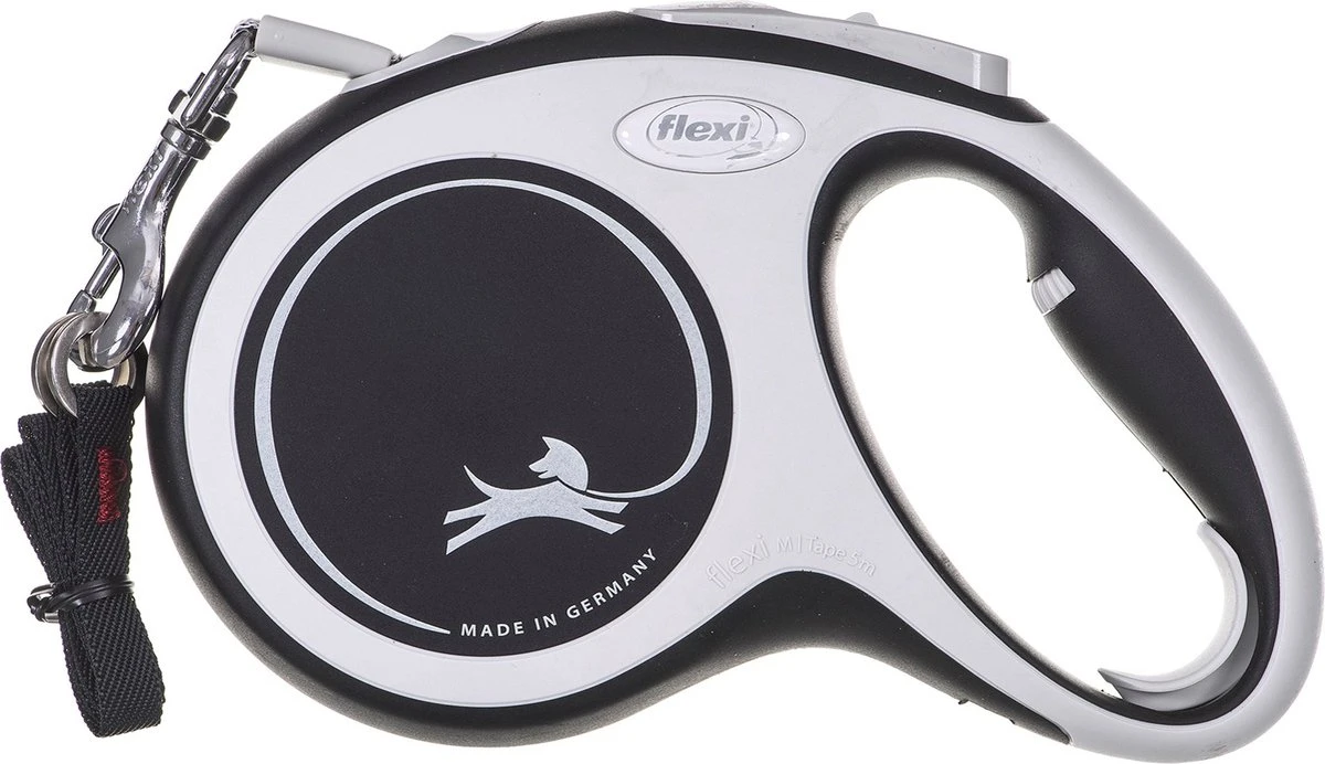 Flexi Rollijn New Comfort Tape M 5 M - Hondenriem - Zwart&Lichtgrijs 9 Flexi Rollijn New Comfort Tape M 5 M - Hondenriem - Zwart&Lichtgrijs - Afbeelding 7