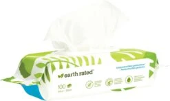 Earth Rated Dog Wipes Schoonmaakdoekjes Geurloos 100 Doekjes