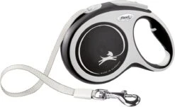 Flexi Rollijn New Comfort Tape L 8 M - Hondenriem - Zwart&Lichtgrijs -Huisdierbenodigdheden Korting 1200x732 1