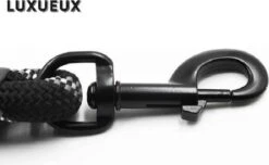 Hondenriem - Luxueux - Nieuw Verstevigd Model – Reflecterend - Voor Grote En Kleine Honden - Duurzaam Touw - Stevige Grip - Honden Trainen – Zwart - 1,50 Meter -Huisdierbenodigdheden Korting 1200x737 4