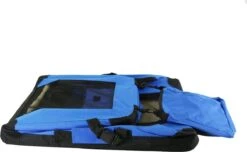 Topmast ReisBench Nylon Bench - Honden Bench L. Blauw 70x50x50cm | Stoffen Bench | Vouwbench | Auto Bench - Honden 10-18kilo -Huisdierbenodigdheden Korting 1200x739 2