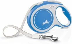 Flexi Rollijn New Comfort Tape L 8 M - Hondenriem - Blauw&Lichtgrijs -Huisdierbenodigdheden Korting 1200x740 1