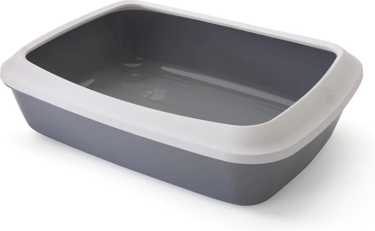 Savic Iriz - Kattenbak - Grijs - 50 X 37 X 14 Cm 4 Savic Iriz - Kattenbak - Grijs - 50 X 37 X 14 Cm - Image 2