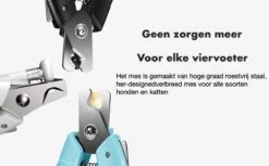 SunnyPets - Professionele Dieren Nagelknipper - Wit - Met LED En Vijl - Hond - Kat - Geschikt Voor Alle - Nageltang -Huisdierbenodigdheden Korting 1200x742 1