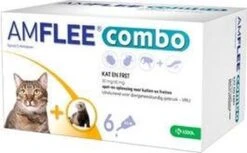 Amflee Combo Spot-on Kat - 50 Mg - 6 Pipetten -Huisdierbenodigdheden Korting 1200x742 6