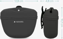 Navaris Honden Belongingszakje - Siliconen Voertasje - Set Van 2 - Traktatiezakje Voor Droogvoer En Natvoer - Met Magnetische Sluiting En Clip -Huisdierbenodigdheden Korting 1200x743 1