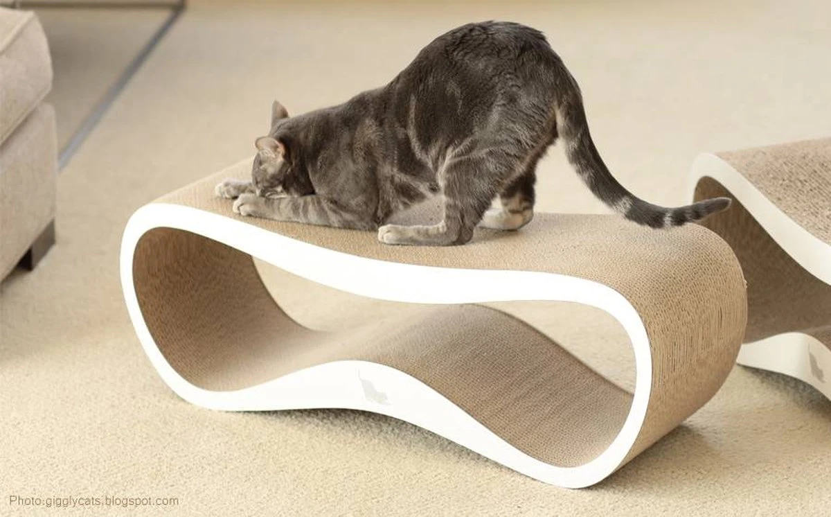 MyKotty LUI - Krabpaal - Wit - 75 X 25 Cm 5 MyKotty LUI - Krabpaal - Wit - 75 X 25 Cm - Image 3