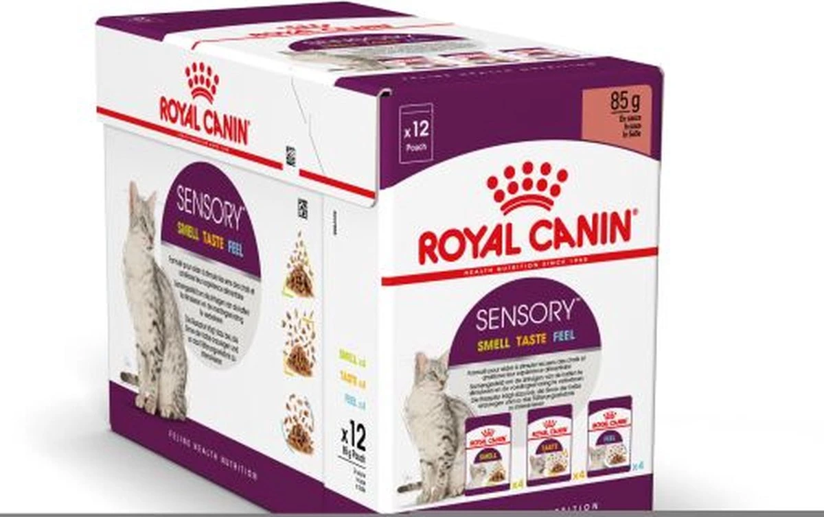 Royal Canin Sensory Multipack Mix - In Gravy - Kattenvoer - 12x85 G 4 Royal Canin Sensory Multipack Mix - In Gravy - Kattenvoer - 12x85 G - Image 2