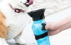 Honden Waterfles 500ML - Bidon - Honden Drinkfles - Waterfles Hond - Blauw -Huisdierbenodigdheden Korting 1200x759 2