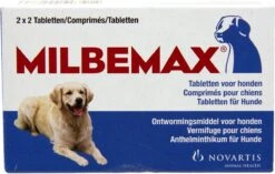 Milbemax Ontworming Tabletten Hond Groot 10 - 75 Kg 4 Tabletten -Huisdierbenodigdheden Korting 1200x763